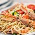 Linguine crema di scampi*